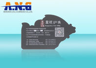 Customized printing irregular shape PVC business card for restaurant
