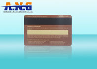 Gold Custom Printed Cards In Ultralight / One Time Off E Ticket Rfid Smart Card