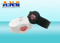 13.56 MHz flexible Adjustable UHF Rfid Silicone Bracelet ISO15693 waterproof