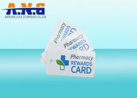 Waterproof Mini Custom Printed Cards/RFID Key Tag With Hole Punching