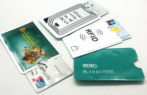 RFID Card Protector RFID blocking Aluminium sleeve Custom Printed card cover