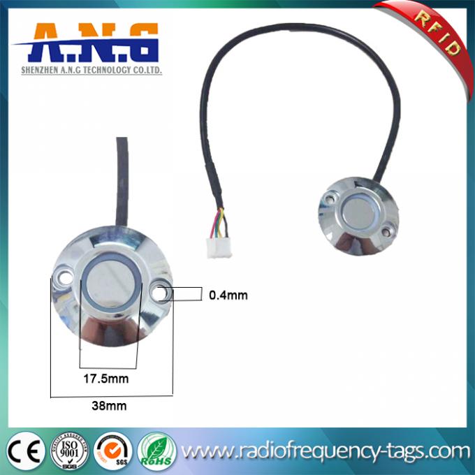 Stainless Steel Magnetic iButton Probe Reader With 3M Back Stickers For TM Card