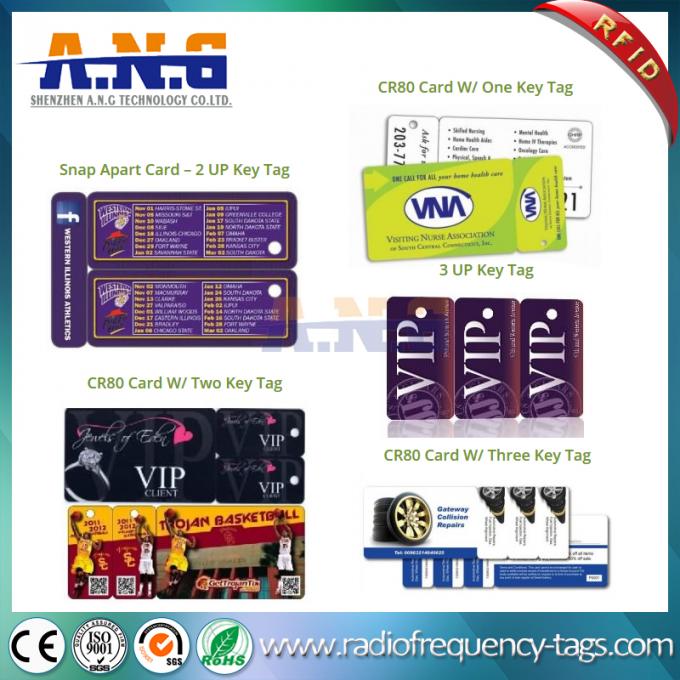 3 Up PVC Combo Vip Business Cards With Barcode For Membership Management