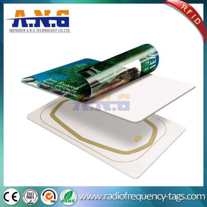 Customized RFID Plastic Membership Card Loyalty Type With 13.56 MHz Frequency