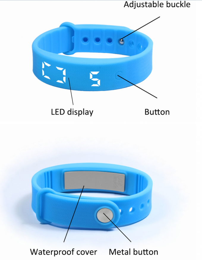 USB Port HF Rfid Tags , Sport Rfid Silicone Wristbands with FM1108 chip