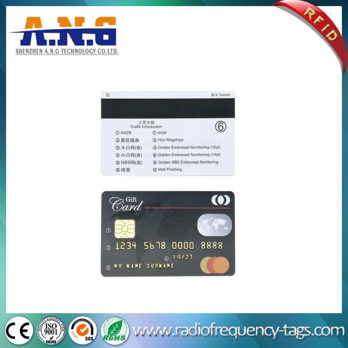 T5577 Hotel Key Contactless Smart Card / Passive Rfid Card With Magnetic Stripe