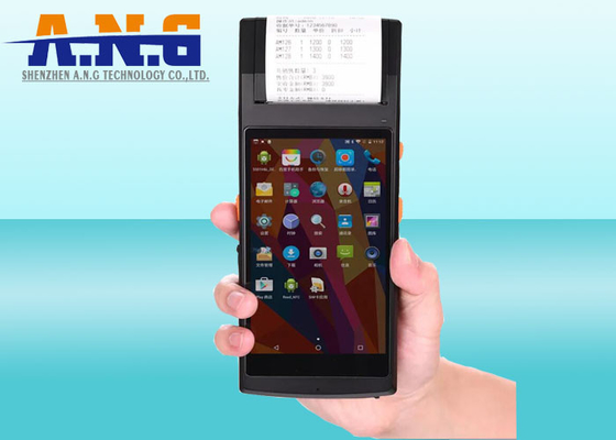 China 5.5 Inch Android 6.0 GPS PDA NFC Reader 1D/2D Barcode Scanner 58mm Printer Fingerprint Terminal supplier
