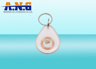China 125kHz Transparent RFID Key Tag Low Frequency ID Card for Access Control supplier