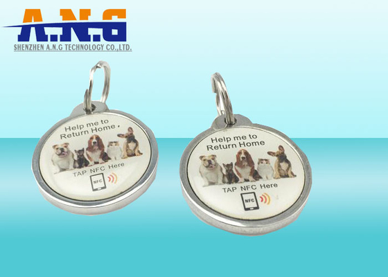China Durable Epoxy NFC Tag For pet RFID Key Tag supplier