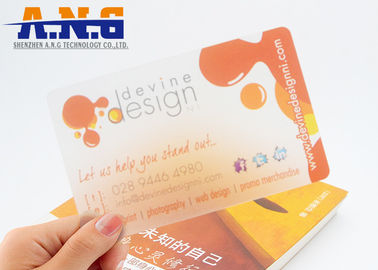 Clear Custom Printed PVC Card Transparent Plastic Card For Festival Gift