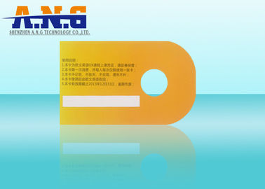 Irregular Shape Custom PVC Card / PVC Gift Card Plastic For Commemorative