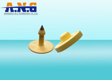 8g NFC Passive Hf Rfid Animal Tags Yellow Small With 213 chip