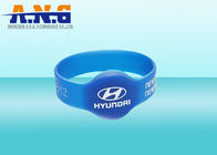 Silicone satisfying Round RFID Wristband and RFID Bracelets for Concerts & Events