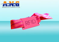 Woven rfid wristband maximizse security and prevents counterfeits