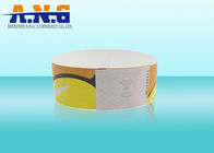 Integrated RFID or NFC chip RFID paper wristbands Non transferable , non - tear
