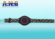 Colorful PVC Rfid Silicone Bracelet with LED Light Watch , Event and Concert USE