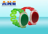 125KHz TK4100 EM4200 Waterproof PVC Rfid Wristbands For Leisure Clubs