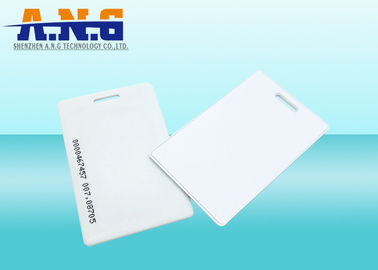 125Khz RFID ABS Clamshell Blank ID Card TK4100 with Serial Number
