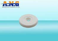 TK4100 ABS White Round RFID Smart Key Tag For Patrol Guard Tour System