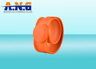 Slap RFID Wristbands with flexible stainless steel bistable spring bands