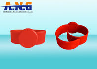 Slap RFID Wristbands with flexible stainless steel bistable spring bands