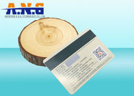 Matted Surface Magnetic Stripe Card with QR Code , Silk Screen Printing
