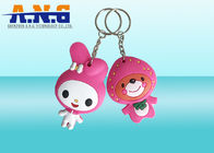 Waterproof Replacement Key Fob Rfid ,Passive Rfid Key Ring With Lovely Bear Logo