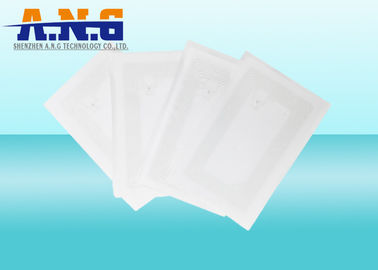 PVC HF RFID TAGS / 216 86*54MM rectangle White Film Face Stickers