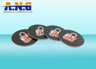 Plastic Coin Token Programmable Rfid Tags With 3M Adhesives,13.56Mhz Frequency