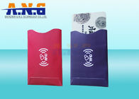 RFID blocking Aluminium sleeve / RFID sleeves prevent electronic pick-pocketing