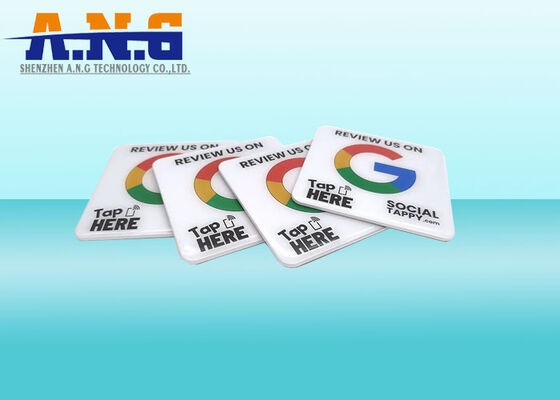 High Quality Customize Printing Epoxy NFC Card Google Reviews Card
