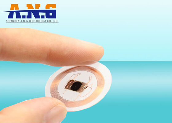 Ultrathin 0.5mm Transparent PVC 13.56MHz RFID Tag for Anti-Fake