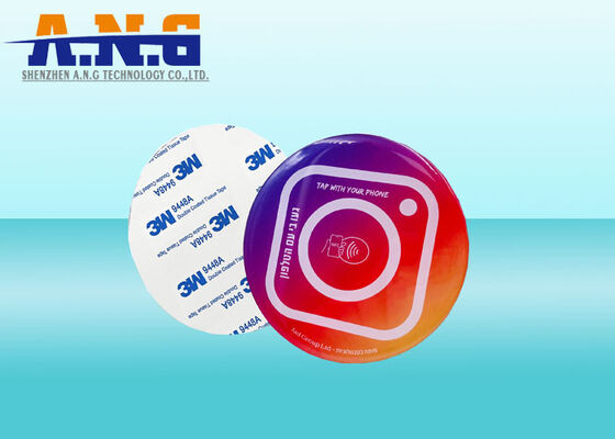 Customize Printing Epoxy NTAG 213/215/216 INS Tiktok Facebook Google NFC Review Card