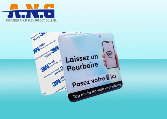 Customize Printing Epoxy NTAG 213/215/216 INS Tiktok Facebook Google NFC Review Card