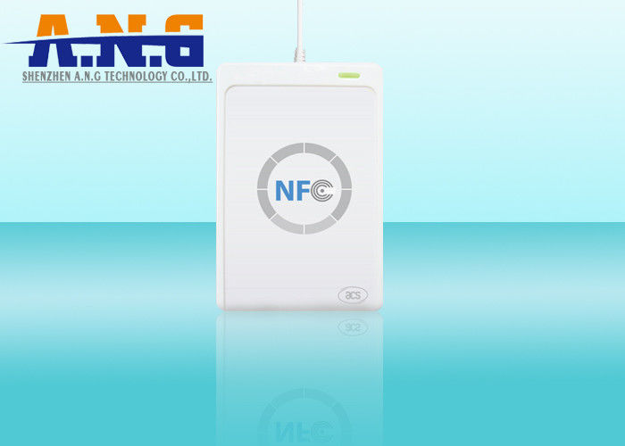 Portable NFC Rfid Reader Long Range / 13.56Mhz USB Rfid Reader For  IC Card
