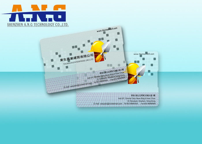 Clear Custom Printed Cards PVC Transparent Business Cards 85.5×54×0.76mm