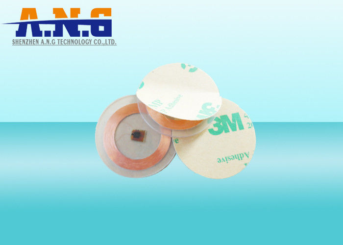 Pvc Passive Rfid Tag Small 125khz Rfid Clear Tag With 3m Adhesive Tape