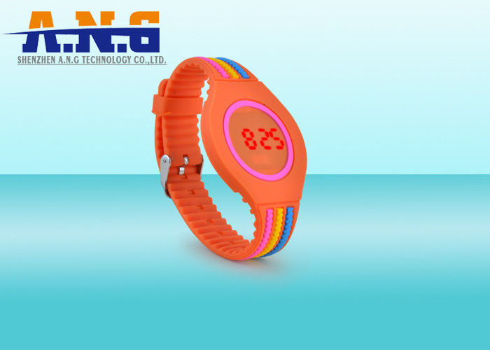 OEM Rfid Wristbands Silicone with LED digital watch / led touch screen watches