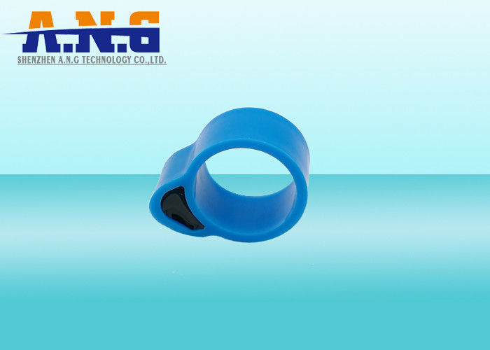 Diameter 17.5mm Ring Band Passive Rfid Tags For Tracking Chicken Duck Goose