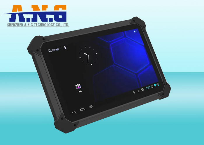 Android 9.0 Portable PDA 10 Inch Industrial IP67 Rugged Fingerprint Barcode Scanner NFC Reader 4G LTE Tablet