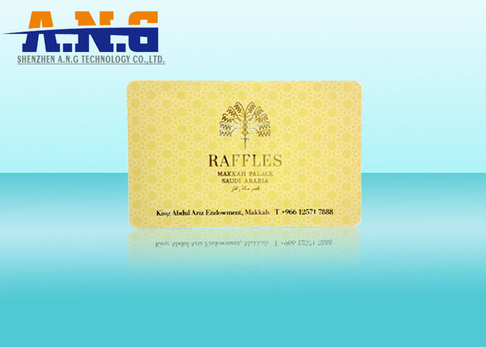 Customized RFID Plastic Membership Card Loyalty Type With 13.56 MHz Frequency
