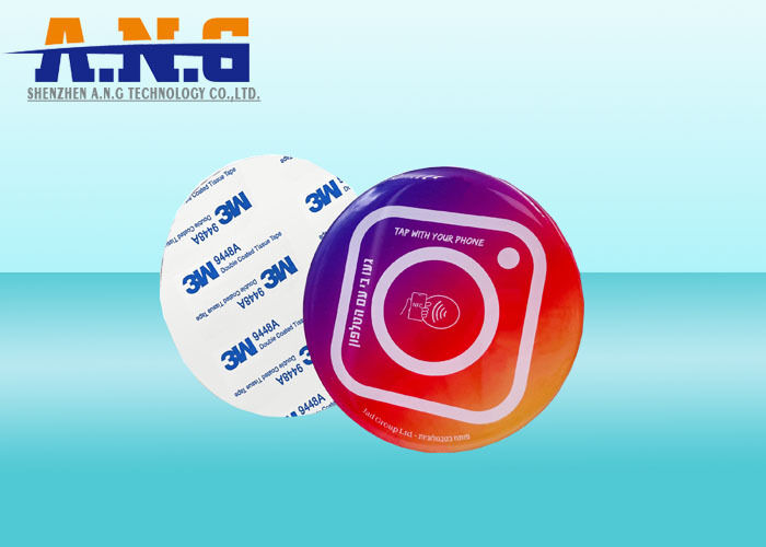 Customize Printing Epoxy NTAG 213/215/216 INS Tiktok Facebook Google NFC Review Card